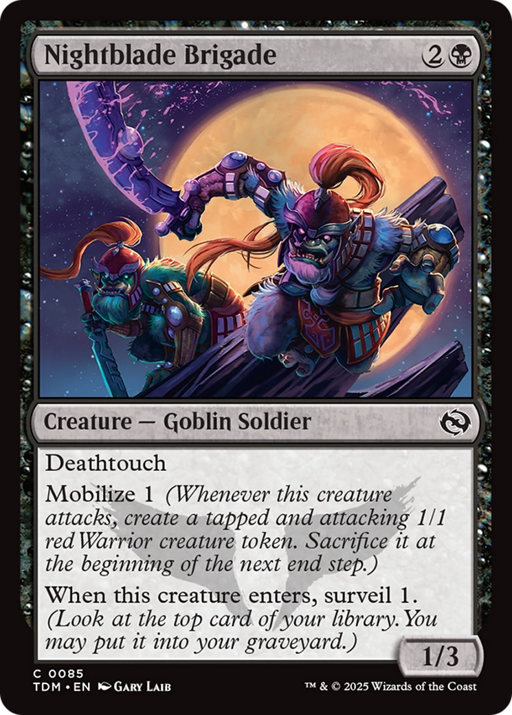 Nightblade Brigade [Tarkir: Dragonstorm] | Gate City Games LLC