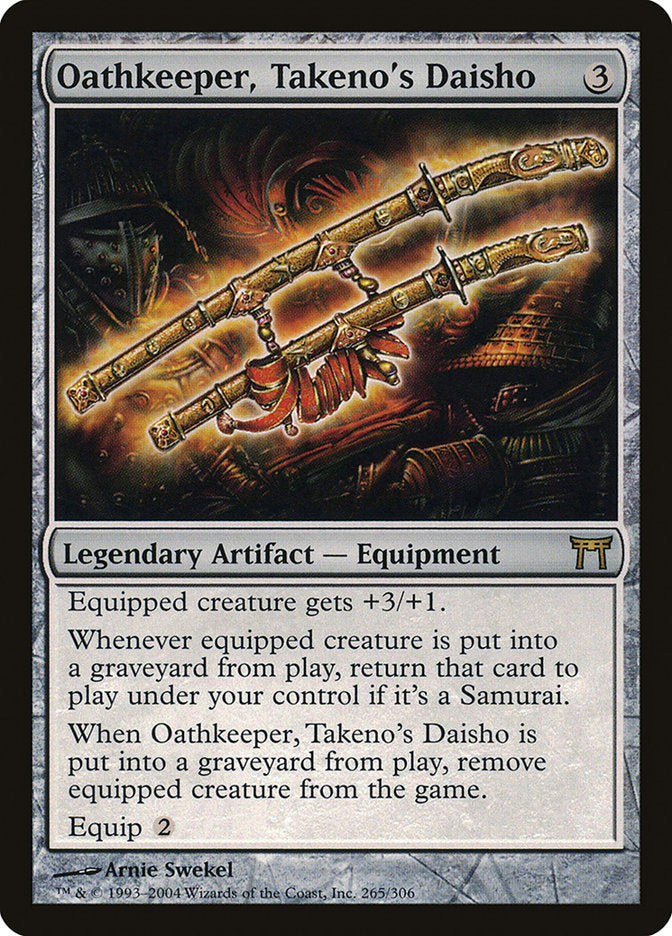 Oathkeeper, Takeno's Daisho [Champions of Kamigawa] | Gate City Games LLC