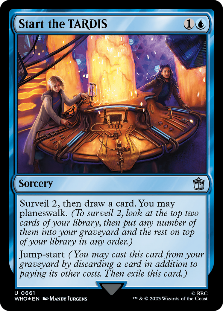 Start the TARDIS (Surge Foil) [Doctor Who] | Gate City Games LLC