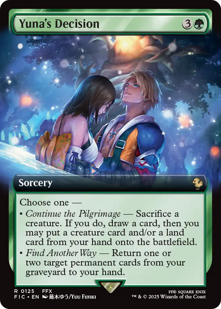 Yuna's Decision (Extended Art) [FINAL FANTASY Commander] | Gate City Games LLC