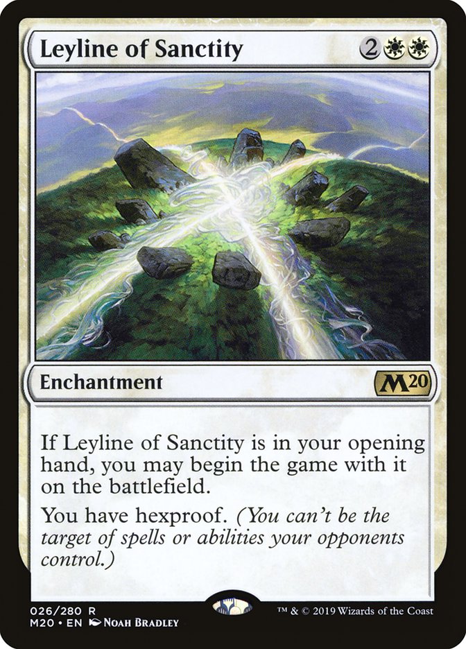 Leyline of Sanctity [Core Set 2020] | Gate City Games LLC