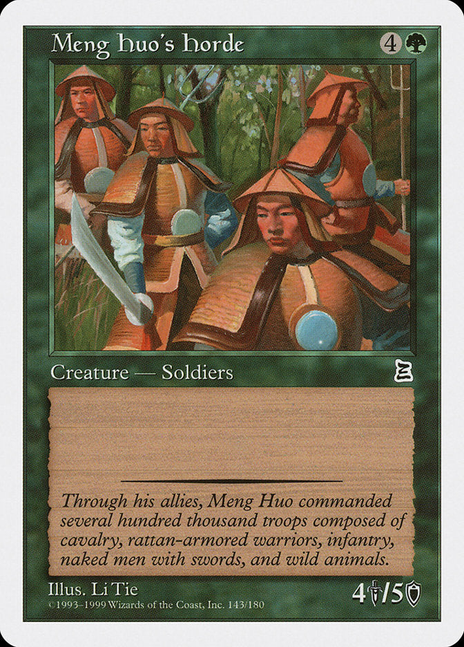 Meng Huo's Horde [Portal Three Kingdoms] | Gate City Games LLC