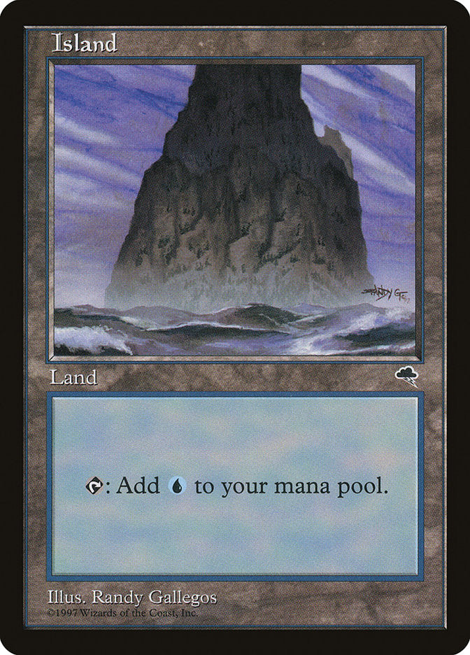 Island (Purple Sky and Water) [Tempest] | Gate City Games LLC