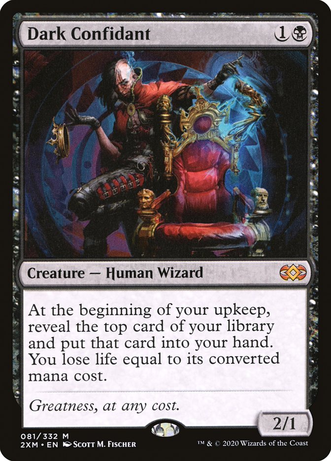 Dark Confidant [Double Masters] | Gate City Games LLC