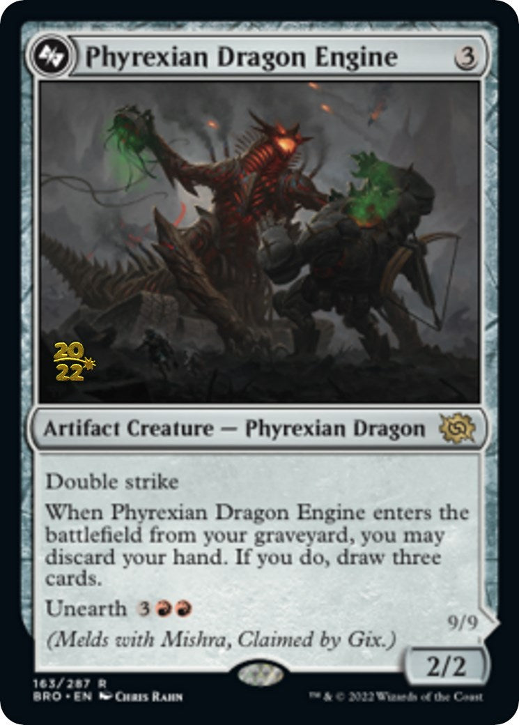 Phyrexian Dragon Engine [The Brothers' War Prerelease Promos] | Gate City Games LLC