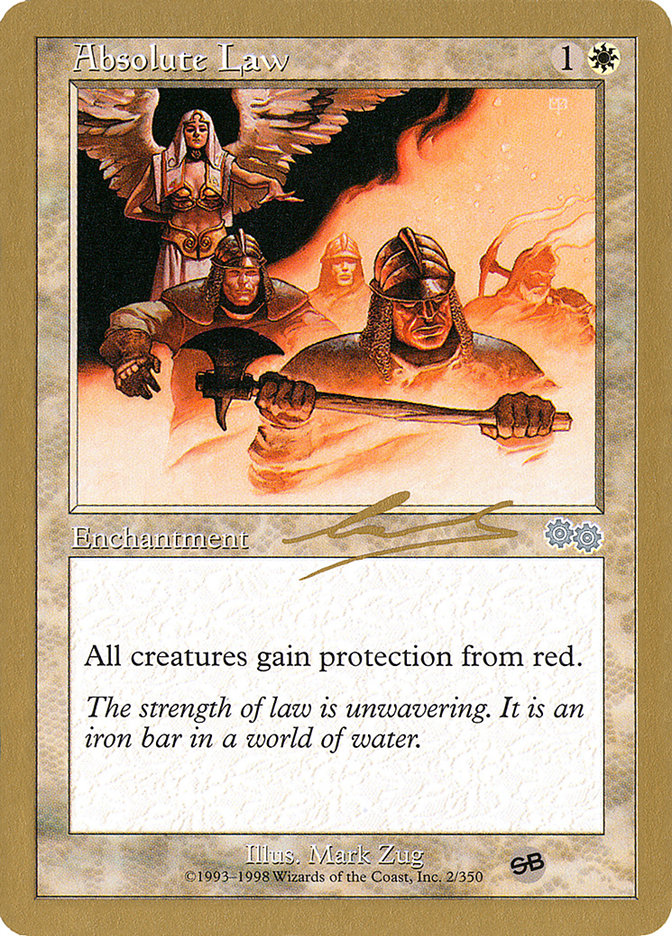 Absolute Law (Nicolas Labarre) (SB) [World Championship Decks 2000] | Gate City Games LLC