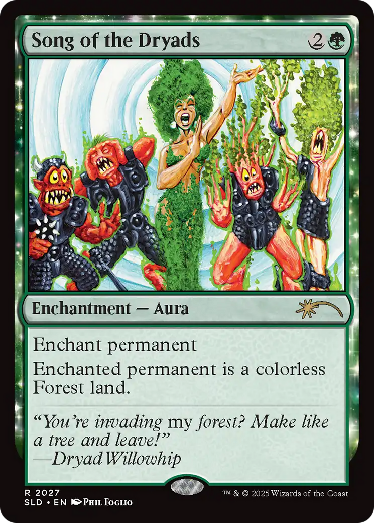 Song of the Dryads (2027) [Secret Lair Drop Series] | Gate City Games LLC