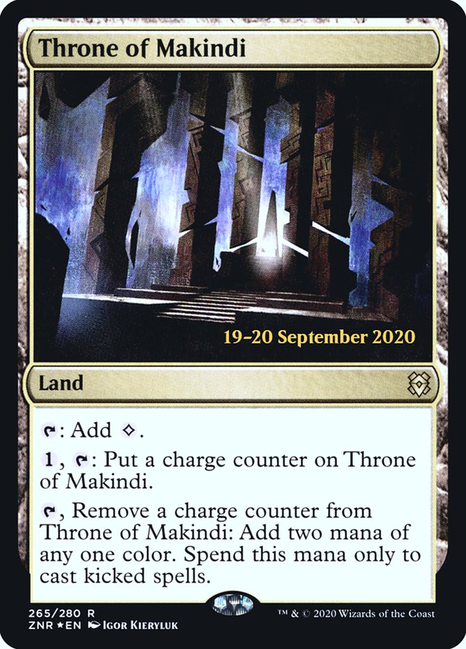 Throne of Makindi [Zendikar Rising Prerelease Promos] | Gate City Games LLC