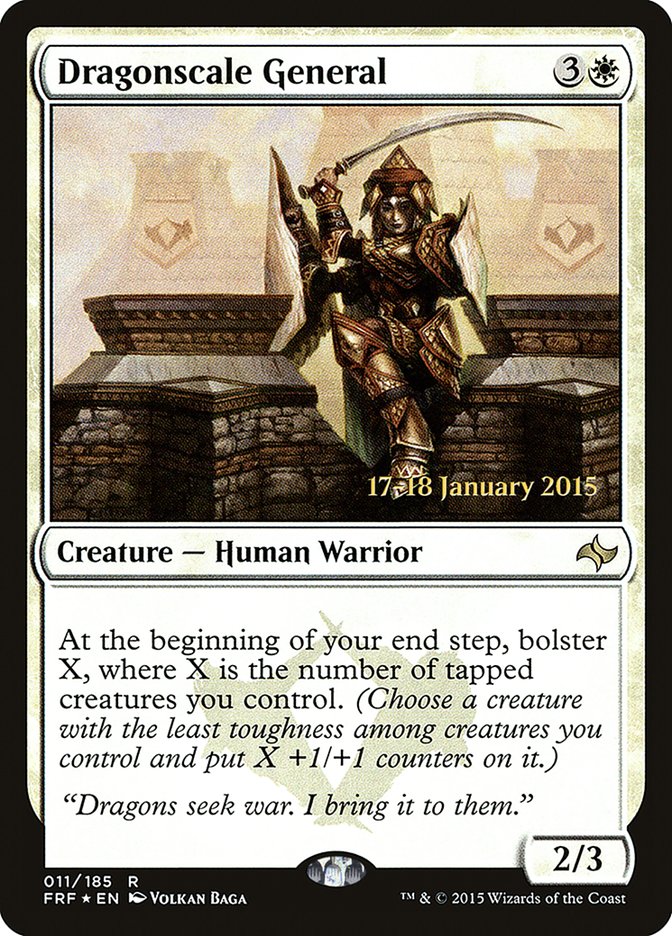 Dragonscale General [Fate Reforged Prerelease Promos] | Gate City Games LLC