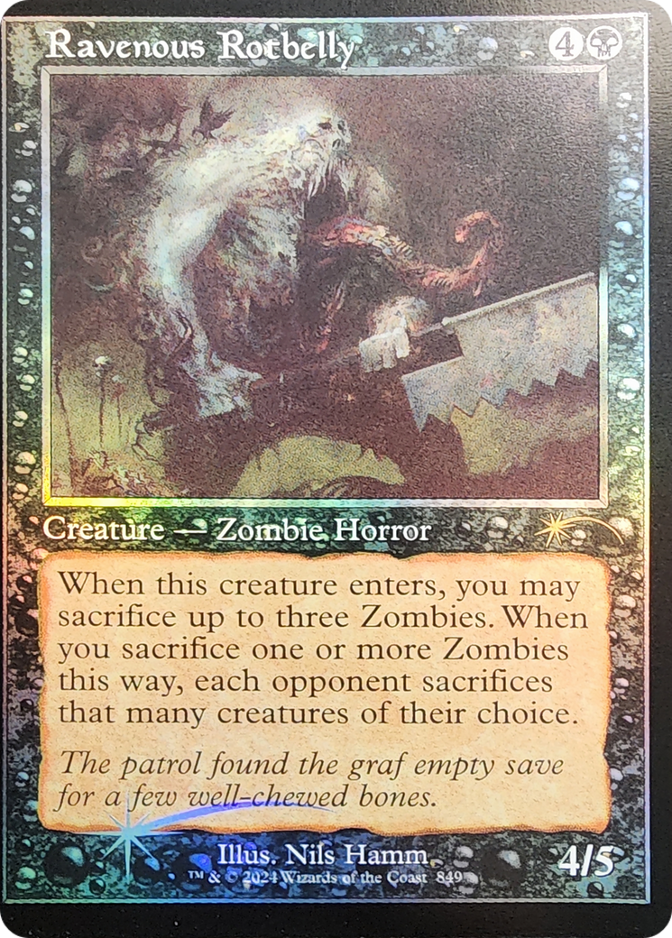 Ravenous Rotbelly (Retro Frame) [Secret Lair Drop Series] | Gate City Games LLC