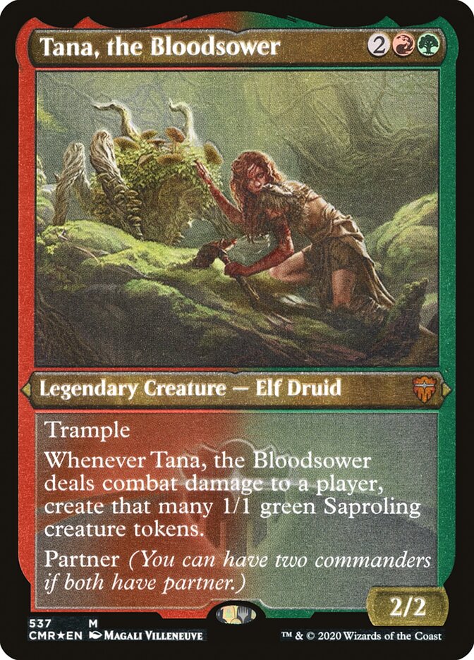 Tana, the Bloodsower (Etched) [Commander Legends] | Gate City Games LLC