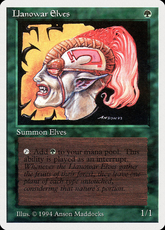 Llanowar Elves [Summer Magic / Edgar] | Gate City Games LLC