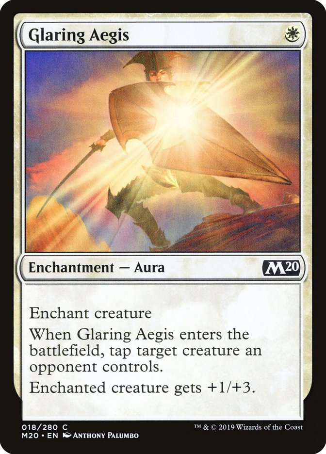 Glaring Aegis [Core Set 2020] | Gate City Games LLC