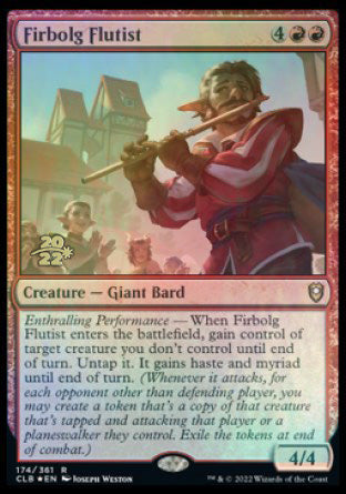 Firbolg Flutist [Commander Legends: Battle for Baldur's Gate Prerelease Promos] | Gate City Games LLC