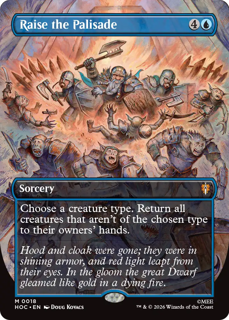 Raise the Palisade (Borderless) [The Hobbit: Eternal-Legal] | Gate City Games LLC