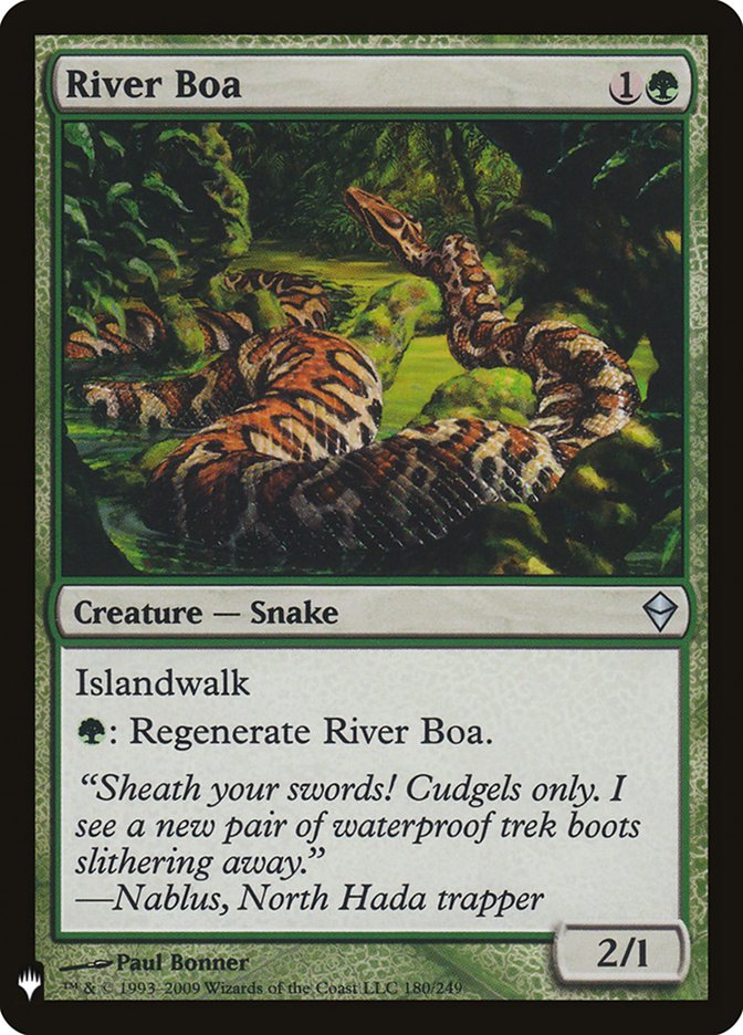 River Boa [Mystery Booster] | Gate City Games LLC
