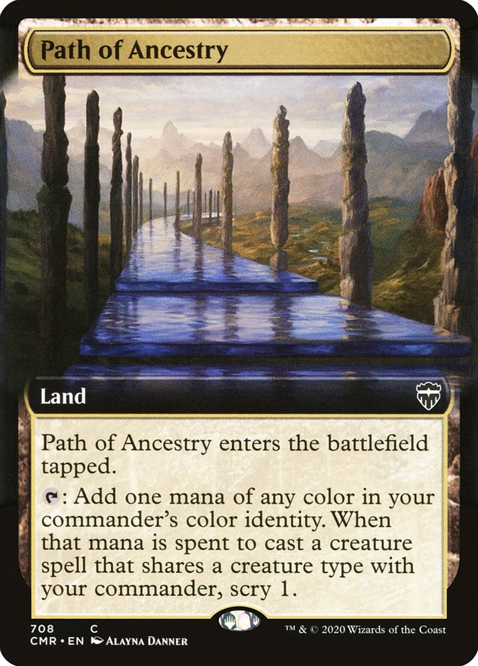 Path of Ancestry (Extended Art) [Commander Legends] | Gate City Games LLC