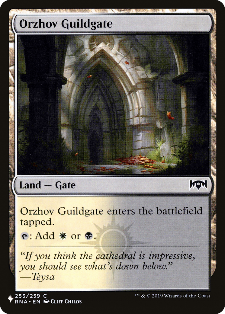 Orzhov Guildgate (253) [The List] | Gate City Games LLC