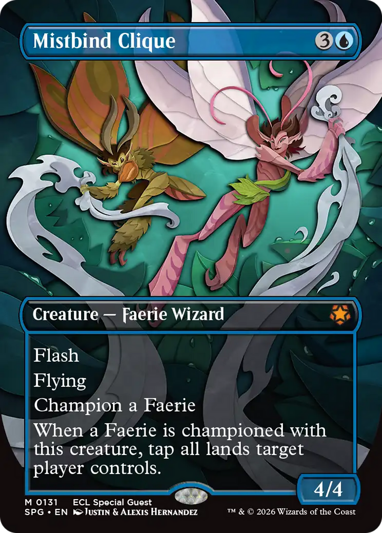 Mistbind Clique (Borderless) [Lorwyn Eclipsed Special Guests] | Gate City Games LLC