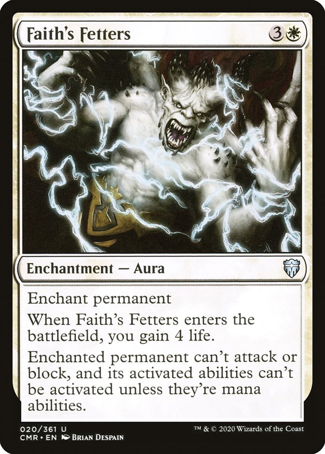 Faith's Fetters [Commander Legends] | Gate City Games LLC
