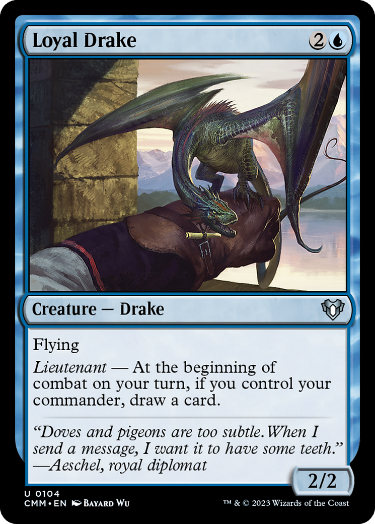 Loyal Drake [Commander Masters] | Gate City Games LLC