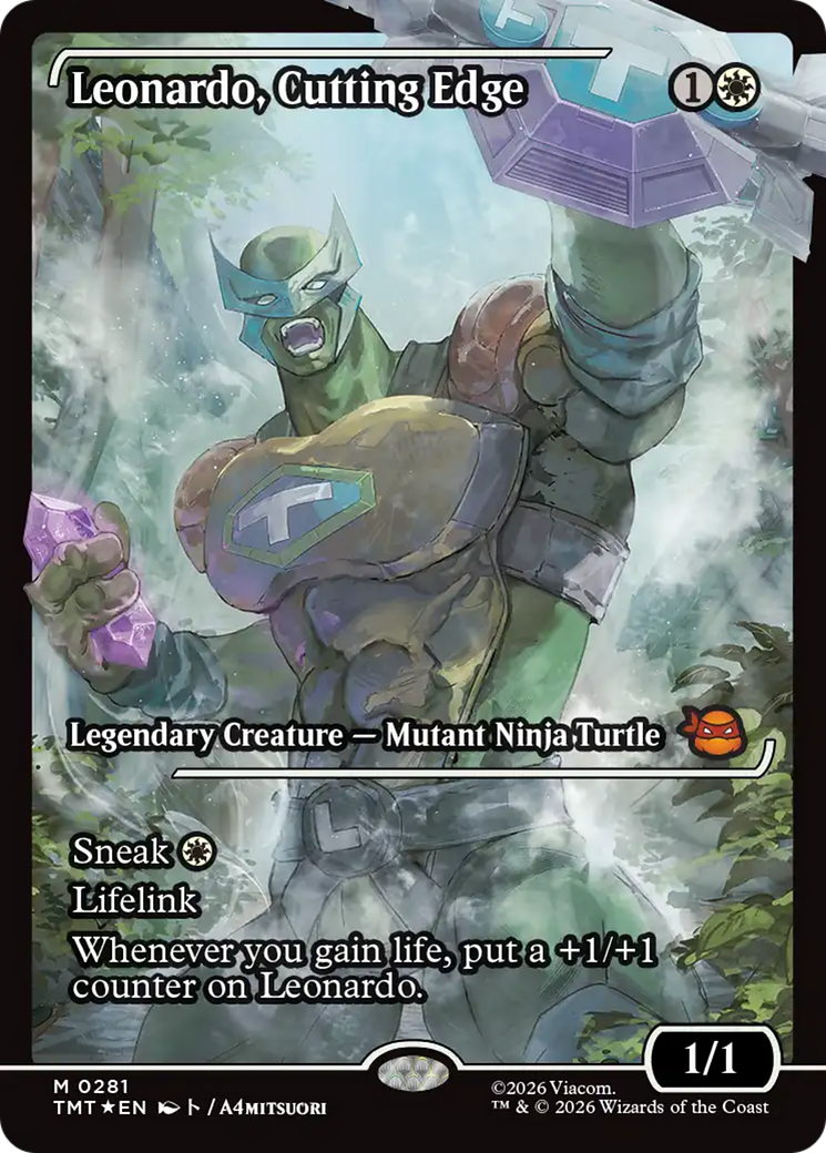 Leonardo, Cutting Edge (Showcase) [Teenage Mutant Ninja Turtles] | Gate City Games LLC