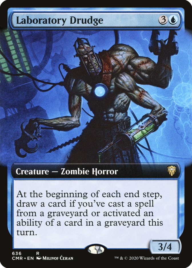 Laboratory Drudge (Extended Art) [Commander Legends] | Gate City Games LLC