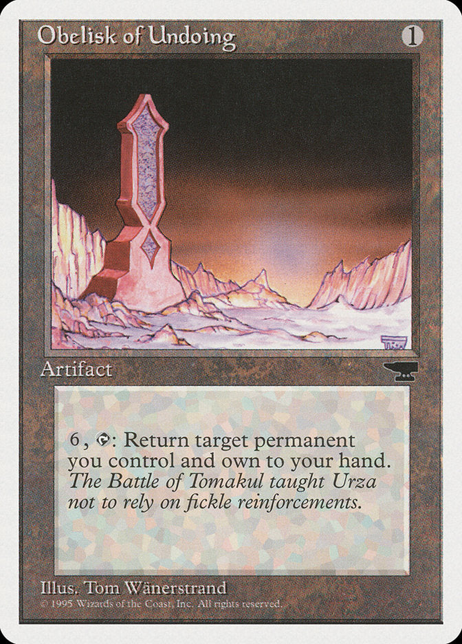 Obelisk of Undoing [Chronicles] | Gate City Games LLC