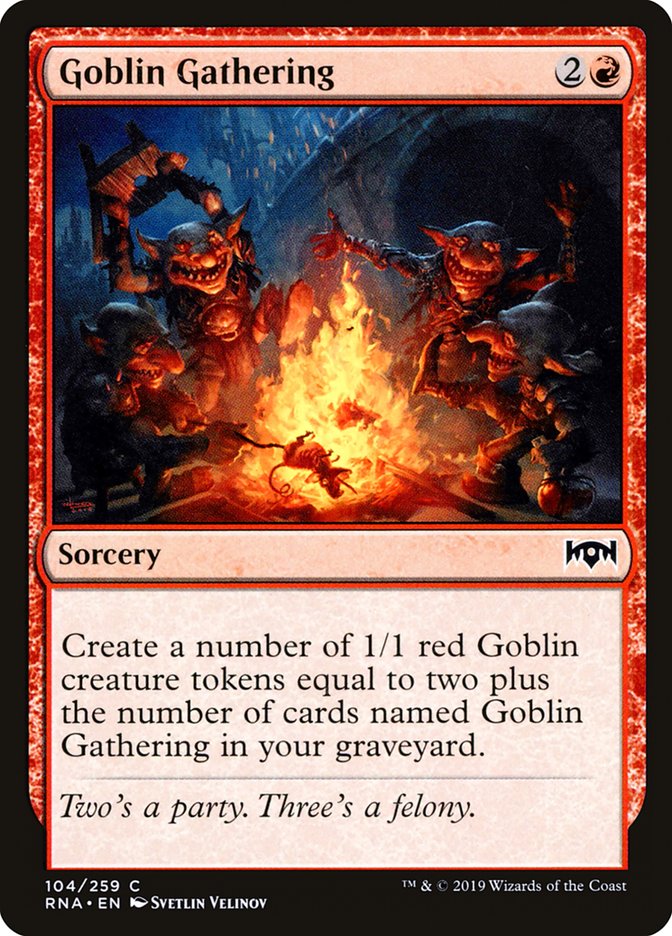 Goblin Gathering [Ravnica Allegiance] | Gate City Games LLC