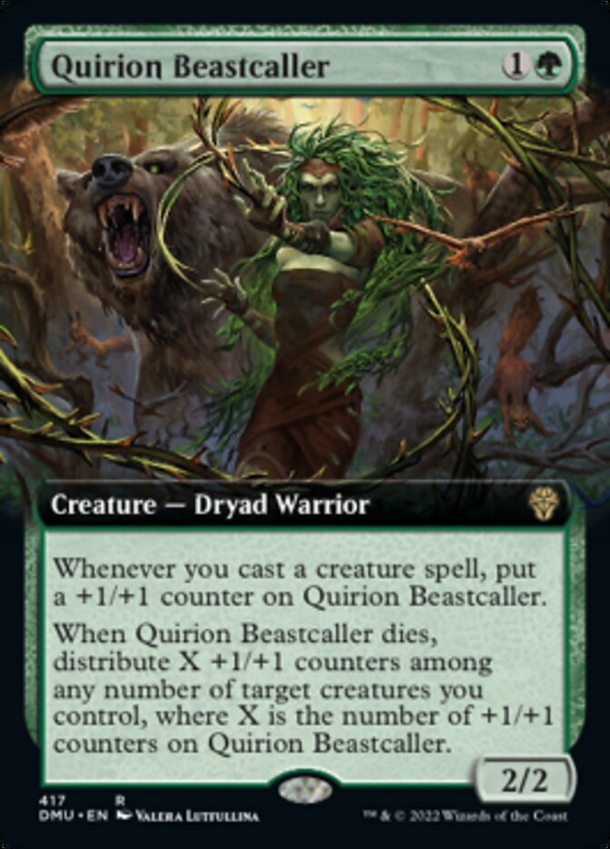 Quirion Beastcaller (Extended Art) [Dominaria United] | Gate City Games LLC