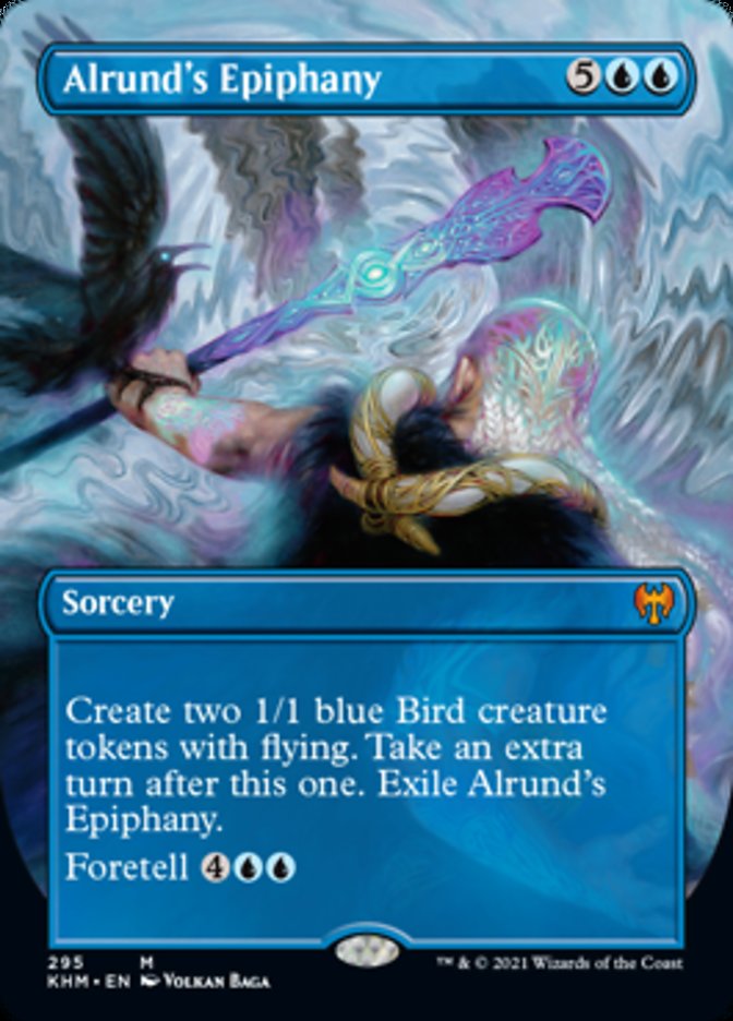 Alrund's Epiphany (Borderless Alternate Art) [Kaldheim] | Gate City Games LLC