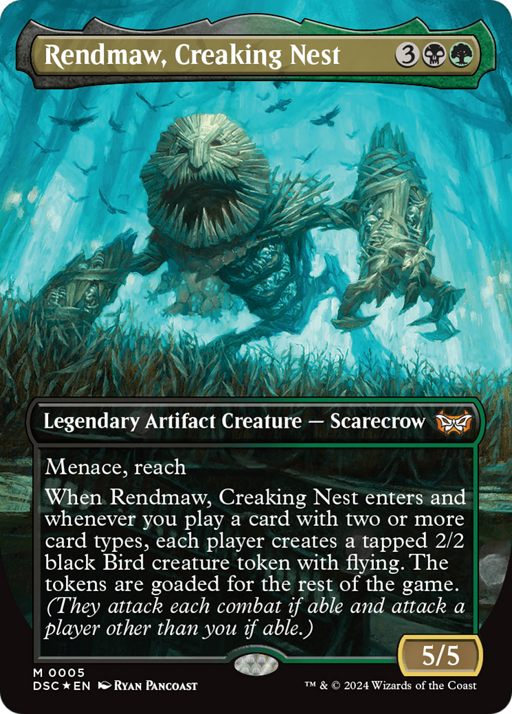 Rendmaw, Creaking Nest (Borderless) [Duskmourn: House of Horror Commander] | Gate City Games LLC