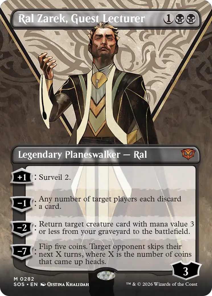 Ral Zarek, Guest Lecturer (Borderless) [Secrets of Strixhaven] | Gate City Games LLC