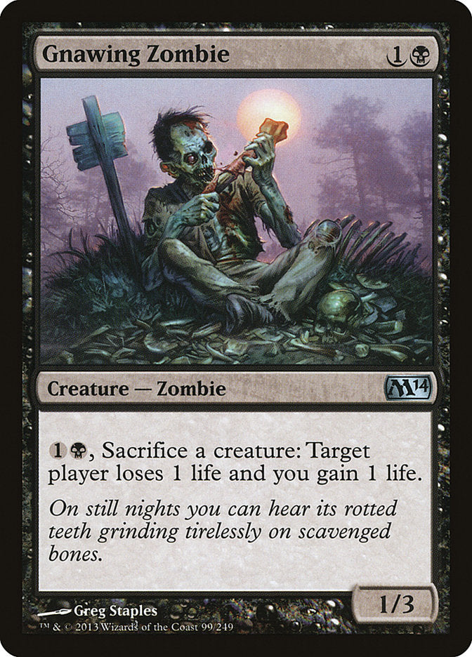 Gnawing Zombie [Magic 2014] | Gate City Games LLC
