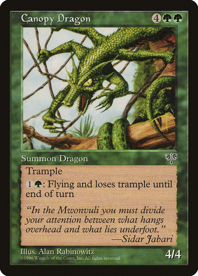 Canopy Dragon [Mirage] | Gate City Games LLC