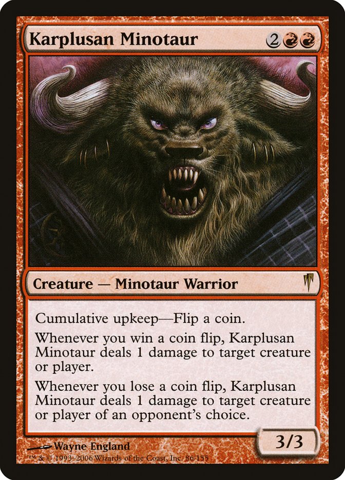 Karplusan Minotaur [Coldsnap] | Gate City Games LLC