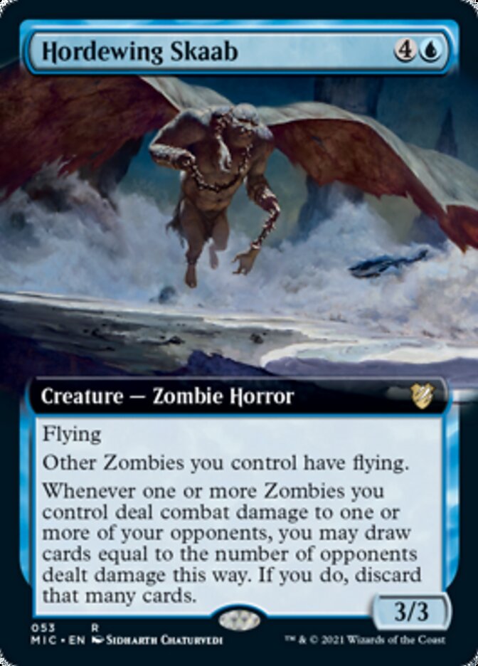 Hordewing Skaab (Extended Art) [Innistrad: Midnight Hunt Commander] | Gate City Games LLC