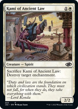 Kami of Ancient Law [Jumpstart 2022] | Gate City Games LLC