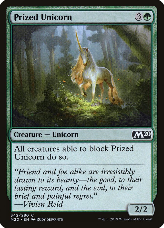 Prized Unicorn [Core Set 2020] | Gate City Games LLC