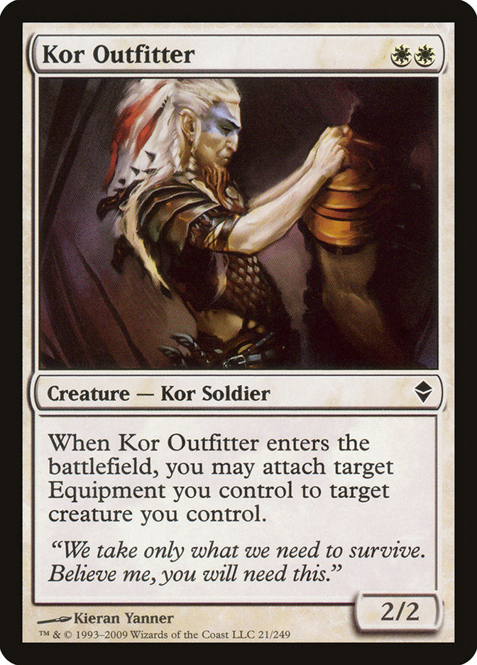Kor Outfitter [Zendikar] | Gate City Games LLC