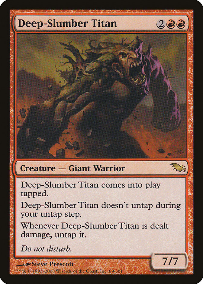 Deep-Slumber Titan [Shadowmoor] | Gate City Games LLC