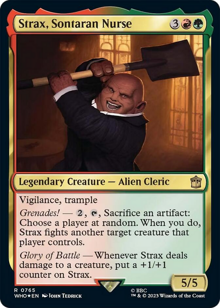 Strax, Sontaran Nurse (Surge Foil) [Doctor Who] | Gate City Games LLC