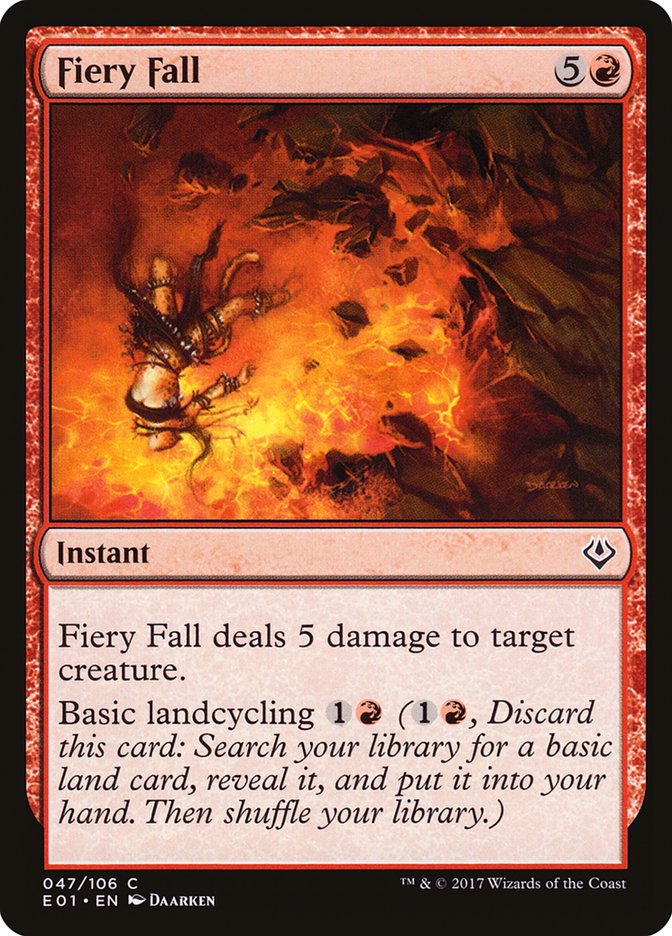 Fiery Fall [Archenemy: Nicol Bolas] | Gate City Games LLC