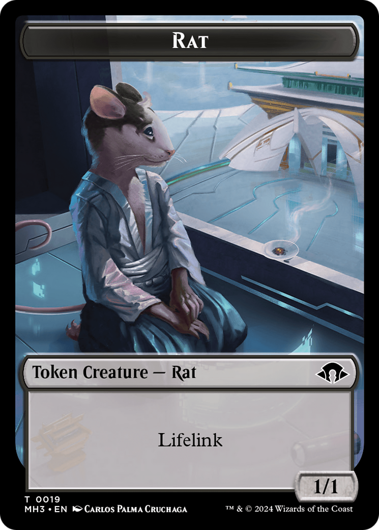 Rat // Energy Reserve Double-Sided Token [Modern Horizons 3 Tokens] | Gate City Games LLC