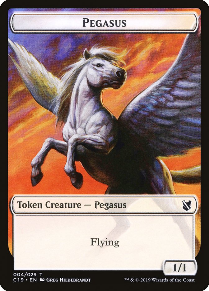 Pegasus Token [Commander 2019 Tokens] | Gate City Games LLC