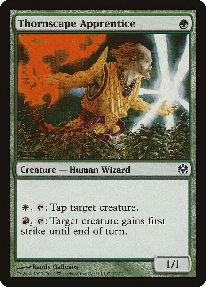 Thornscape Apprentice [Duel Decks: Phyrexia vs. the Coalition] | Gate City Games LLC