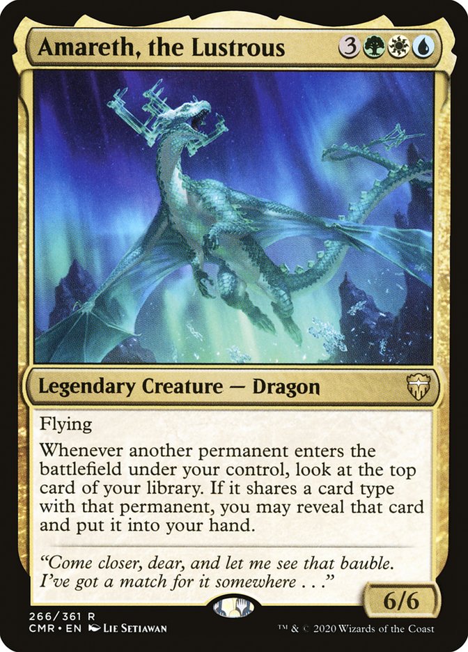Amareth, the Lustrous [Commander Legends] | Gate City Games LLC
