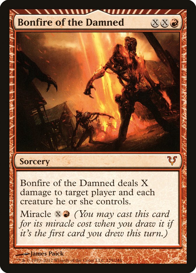 Bonfire of the Damned [Avacyn Restored] | Gate City Games LLC