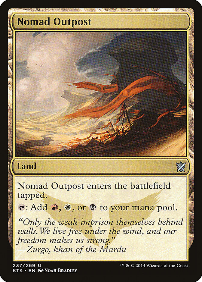Nomad Outpost [Khans of Tarkir] | Gate City Games LLC