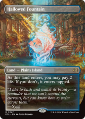 Hallowed Fountain (Borderless) [Lorwyn Eclipsed] | Gate City Games LLC